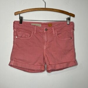 Pilcro and the letter press peach stet shorts size 29